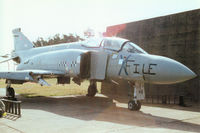 XV577 @ EGQL - Phantom FG.1 formerly in service with 43 Squadron on decoy duty at the 1996 RAF Leuchars Airshow. - by Peter Nicholson