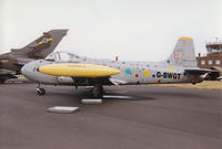 G-BWGT @ EGQL - Jet Provost T.4 formerly XR679 on display at the 1996 RAF Leuchars Airshow. - by Peter Nicholson