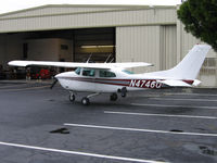 N4746Q @ KHWD - Camera-equipped Cessna T210M @ Hayward Air Terminal, CA - by Steve Nation