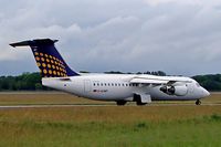 D-AEWP @ EDDG - BAe 146-300 [E3165] (Eurowings/Lufthansa Regional)  Munster-Osnabruck~D  25/05/2006. - by Ray Barber