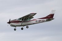 G-BFZD @ EGSH - Landing at Norwich. - by Graham Reeve