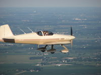 N34WJ - Over Wisconsin headed for Oshkosh, EAA Adventure - by W. R. Lang