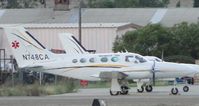 N748CA @ SEE - Parked near Jet Air hanger - by Helicopterfriend