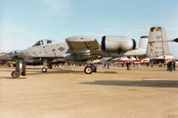 81-0952 @ MHZ - Wing Commander's A-10A Thunderbolt of 52nd Fighter Wing on display at the 1996 RAF Mildenhall Air Fete. - by Peter Nicholson