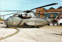 84 75 @ MHZ - CH-53G Stallion of German Army's HFR-15 on display at the 1996 RAF Mildenhall Air Fete. - by Peter Nicholson