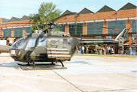 86 38 @ MHZ - MBB Bo.105P of German Army's HFR-36 on display at the 1996 RAF Mildenhall Air Fete. - by Peter Nicholson