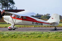G-AKVN @ EGNW - at the End of Season Fly-in at Wickenby Aerodrome - by Chris Hall
