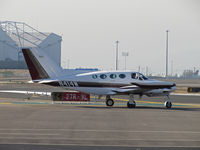 N414W @ KOAK - Locally-based 1969 Cessna 414 ready to roll from North Field - by Steve Nation