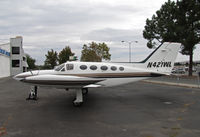 N421WL @ KCCR - Locally-based 1973 Cessna 421B @ KCCR/Buchanan Field, Concord, CA home base - by Steve Nation