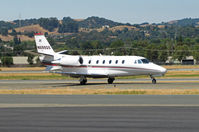 N699QS @ KCCR - NetJets 2001 Cessna 560XL ready to depart KCCR/Buchanan Field, Concord, CA for KSNA/John Wayne Airport, Santa Ana, CA - by Steve Nation