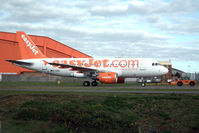 G-EZBX @ EGGW - Easyjet Airbus being towed to the Engine Run Bay at Luton - by Terry Fletcher