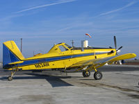 N63AW @ 5CA7 - American West Aviation 1998 AT-802A rigged for spraying @ AWA airstrip NE of Five Points, CA - by Steve Nation