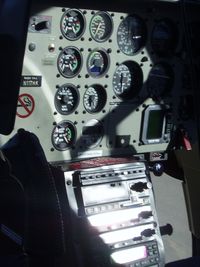 N117HK @ POC - Cockpit area - by Helicopterfriend