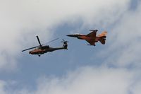 Q-19 @ EGVA - Taken at the Royal International Air Tattoo 2010, displaying with F-16AM J-015 (two Tigers) - by Steve Staunton