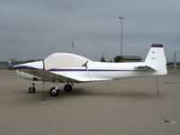 N8818H @ KTCY - 1947 North american Navion with cockpit cover @ Tracy Municipal Airport, CA home base (to new owner in Washington state in Aug 2007) - by Steve Nation