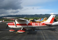 N6764F @ O69 - 1966 Cessna 150F with cockpit cover @ Petaluma, CA - by Steve Nation