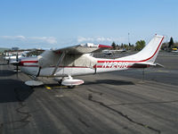 N42818 @ O69 - Locally-based 1968 Cessna 182L @ Petaluma, CA - by Steve Nation