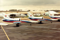 0111 @ EGVA - L-39C of the Slovak Air Force's White Albatros display team on the flight-line at the 1993 Intnl Air Tattoo at RAF Fairford. - by Peter Nicholson