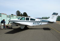 N33EJ @ KPVF - 1993 Beech F33A @ Placerville, CA - by Steve Nation