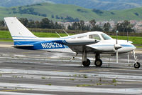 N1052Q @ KLVK - Locally-based 1963 Cessna 310H @ Livermore, CA after the rain - by Steve Nation