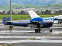 N93462 @ KLVK - 1945 Ercoupe 415-C minus prop @ Livermore, CA after the rain - by Steve Nation