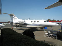 N6150Y @ KHWD - Factory fresh Raytheon 390 demo amid the salesperson clutter @ Hayward, CA - by Steve Nation