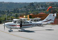 N72626 @ KSQL - Visiting Cessna T206H @ San Carlos, CA - by Steve Nation