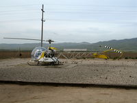 N8562F - Soilserv 1966 Bell 47G-5 sprayer @ Soilserv Soledad, CA yard (off US 101 just south of state prison) - by Steve Nation