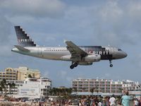 N514NK @ TNCM - Landing on Prinses Juliana Airport St Maarten - by Willem Goebel