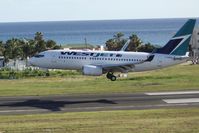 C-GWSH @ TNCM - West Jet C-GWSH landing at TNCM - by Daniel Jef