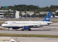 N586JB @ FLL - Arrival on Frt. Lauderdale Airport(FLL) - by Willem Goebel