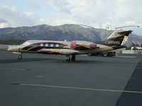 N86BL @ POC - Parked and covered for the cold weather moving in at transient parking - by Helicopterfriend