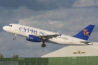 5B-DCF @ EGCC - Cyprus Airways - by Chris Hall