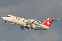 HB-IXN @ EGCC - Swiss European Air Lines - by Chris Hall