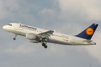 D-AIBA @ EGCC - Lufthansa A319 departing from RW23R - by Chris Hall