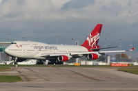 G-VGAL @ EGCC - Virgin Atlantic B747 departing from RW23R - by Chris Hall