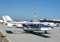 N87C @ KSQL - 1974 Cessna T337G in from Minden, NV @ San Carlos, CA - by Steve Nation