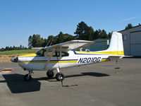 N2010G @ 2O3 - Straight-tailed 1958 Cessna 182A @ Parrett Field, Angwin, CA (to owner in Wasilla, AK by May 2008 - Ain't that Palin country?)) - by Steve Nation