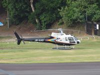 J6-AAQ @ SLU - Parking on airstrip from Castries on st Lucia.(st Lucia Helicopters AS350B c/n4656 - by Willem Goebel