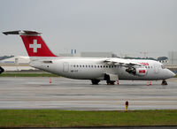 HB-IYT @ LFBO - Parked at the General Aviation area... Edelweiss Air flight... - by Shunn311