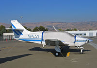 N4JY @ KRHV - Locally-based 1976 Rockwell Intl 112TC with canopy cover @ Reid-Hillview Airport, San Jose, CA - by Steve Nation