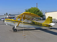 N1701H @ KRHV - Locally-based 1974 Bellanca 7KCAB ib brilliant sunshine @ Reid-Hillview (originally Reid's Hillview) Airport, San Jose, CA - by Steve Nation