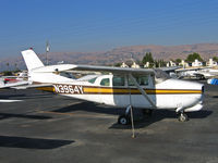 N3964Y @ KRHV - Locally-based 1964 Cessna 210D minus prop but basking in brilliant sunshine @ Reid-Hillview (originally Reid's Hillview) Airport, San Jose, CA - by Steve Nation