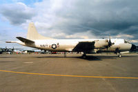 157311 @ EGVA - P-3C Orion, callsign Embassy 243, of Patrol Squadron VP-24 based at Jacksonville Naval Air Station on display at the 1991 Intnl Air Tattoo at RAF Fairford. - by Peter Nicholson