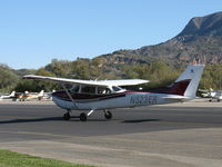 N523ER @ SZP - 2001 Cessna 172S SKYHAWK SP, Lycoming IO-360-L2A 180 Hp, taxi off the active - by Doug Robertson