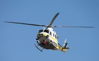 N17LA @ POC - On final over taxiway Sierra enroute to LA Conty helipads - by Helicopterfriend