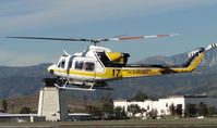 N17LA @ POC - Flaring to a hover before turning southbound and heading to helipad - by Helicopterfriend