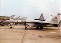 5304 @ MHZ - Another view of the Slovak Air Force MiG-29UB Fulcrum on display at the 1998 RAF Mildenhall Air Fete. - by Peter Nicholson