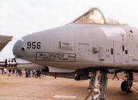 81-0956 @ MHZ - OA-10A Thunderbolt of 81st Fighter Squadron/52nd Fighter Wing based at Spangdahlem on display at the 1998 RAF Mildenhall Air Fete. - by Peter Nicholson