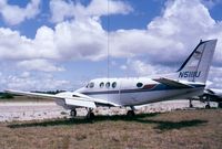 N5111U @ KTIX - Beechcraft 65-A90 King Air (minus props) at Titusville airfield